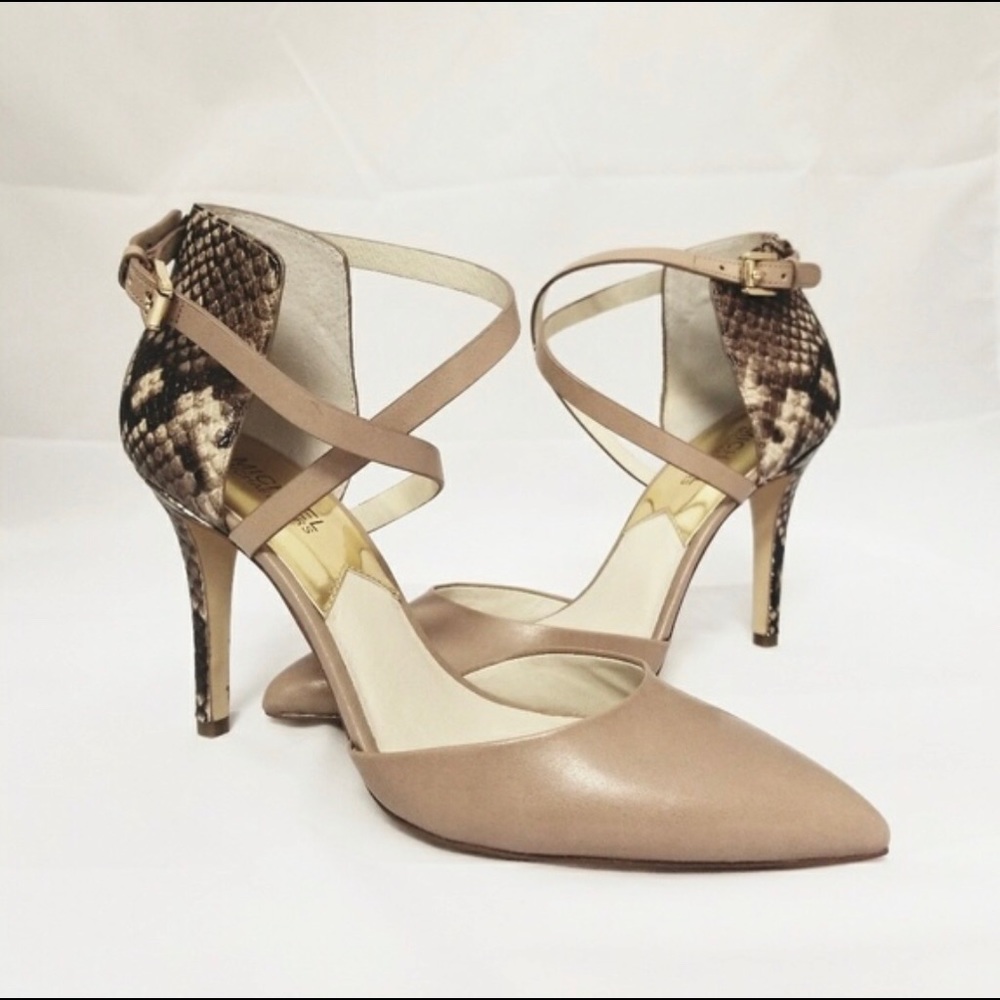 Micheal Kors Snake Print Pumps